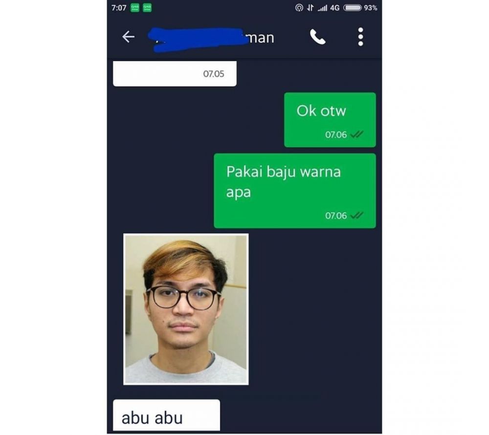 9 Chat lucu penumpang ojek online tanya atribut driver, kocak