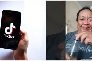 10 Aksi lucu bapak-bapak main TikTok ini bikin tepuk jidat