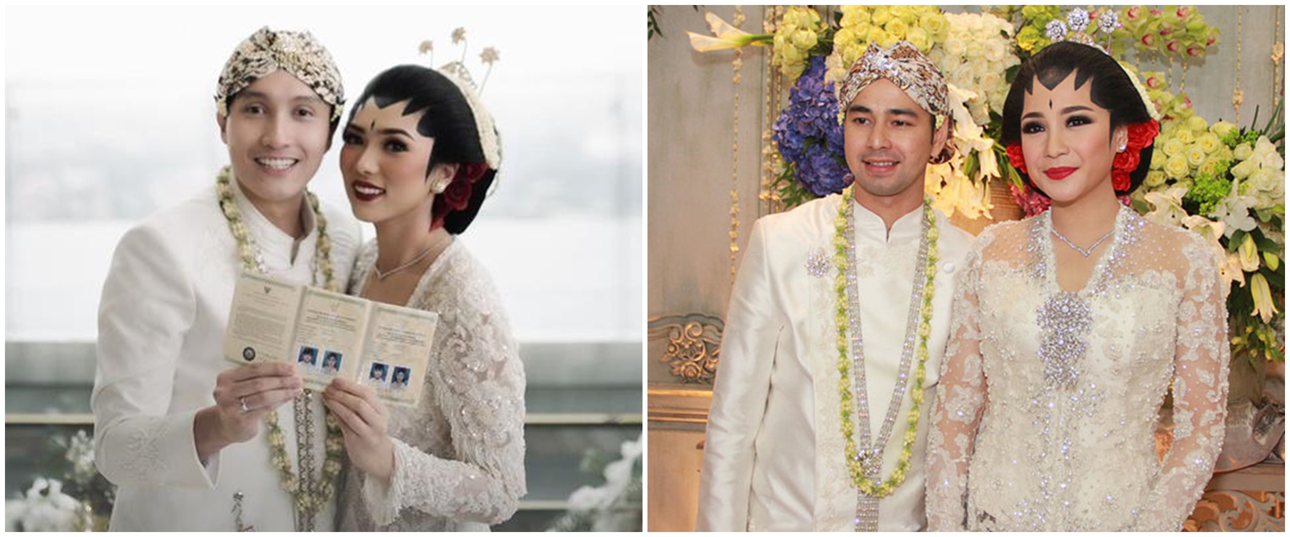Pesona 10 seleb menikah dengan busana adat Jawa klasik