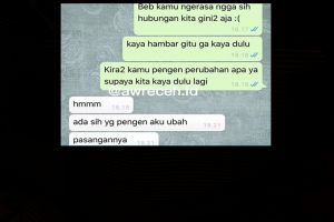 10 Chat WA pacar minta putus ini bikin senyum nyesek