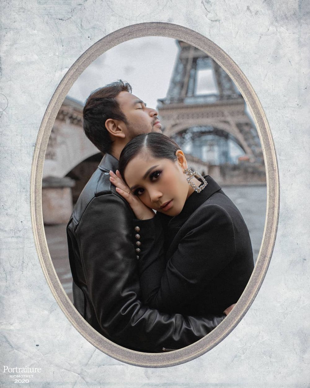 9 Gaya pemotretan Nagita & Raffi Ahmad di Paris, bak supermodel