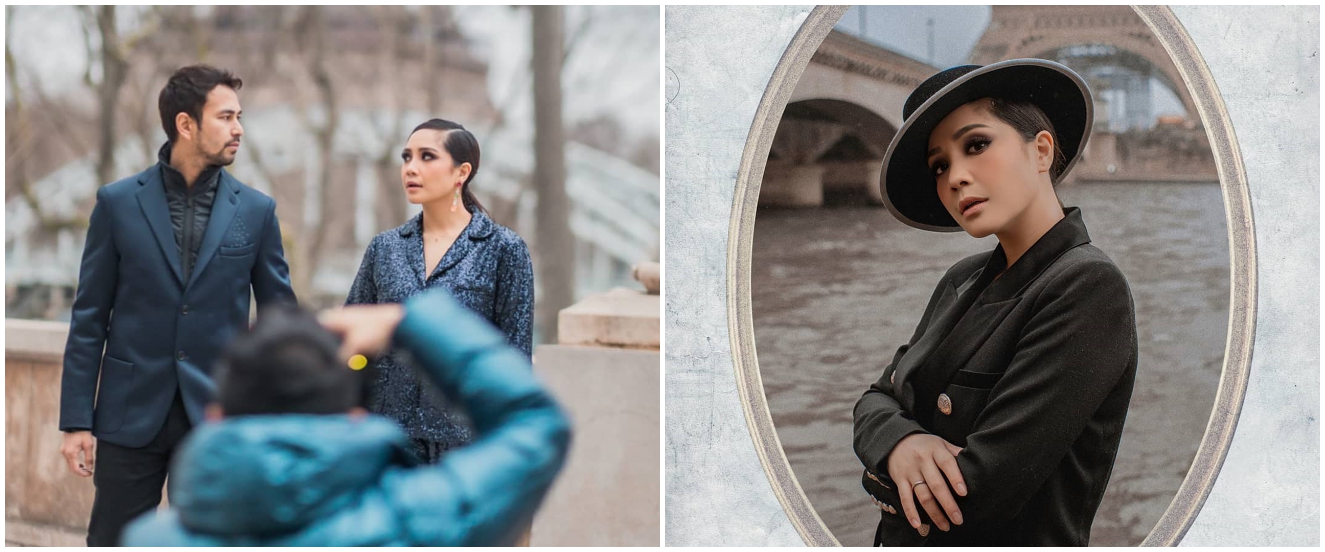 9 Gaya pemotretan Nagita & Raffi Ahmad di Paris, bak supermodel