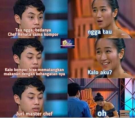 10 Meme lucu gombalan ala MasterChef ini bikin tersenyum