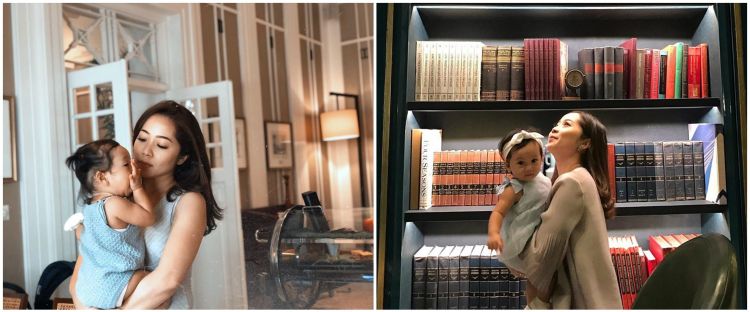 Jadi Ibu Muda Ini 10 Potret Karina Salim Momong Anak