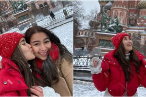 10 Momen Ayu Ting Ting liburan di Moscow, Didi Riyadi nggak ikut?