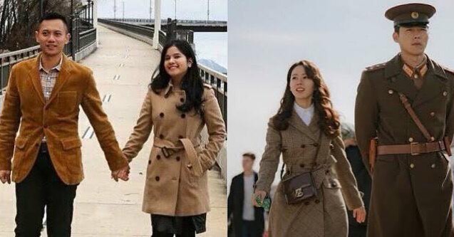 4 Momen cocoklogi AHY & Annisa dengan Hyun Bin & Son Ye-jin