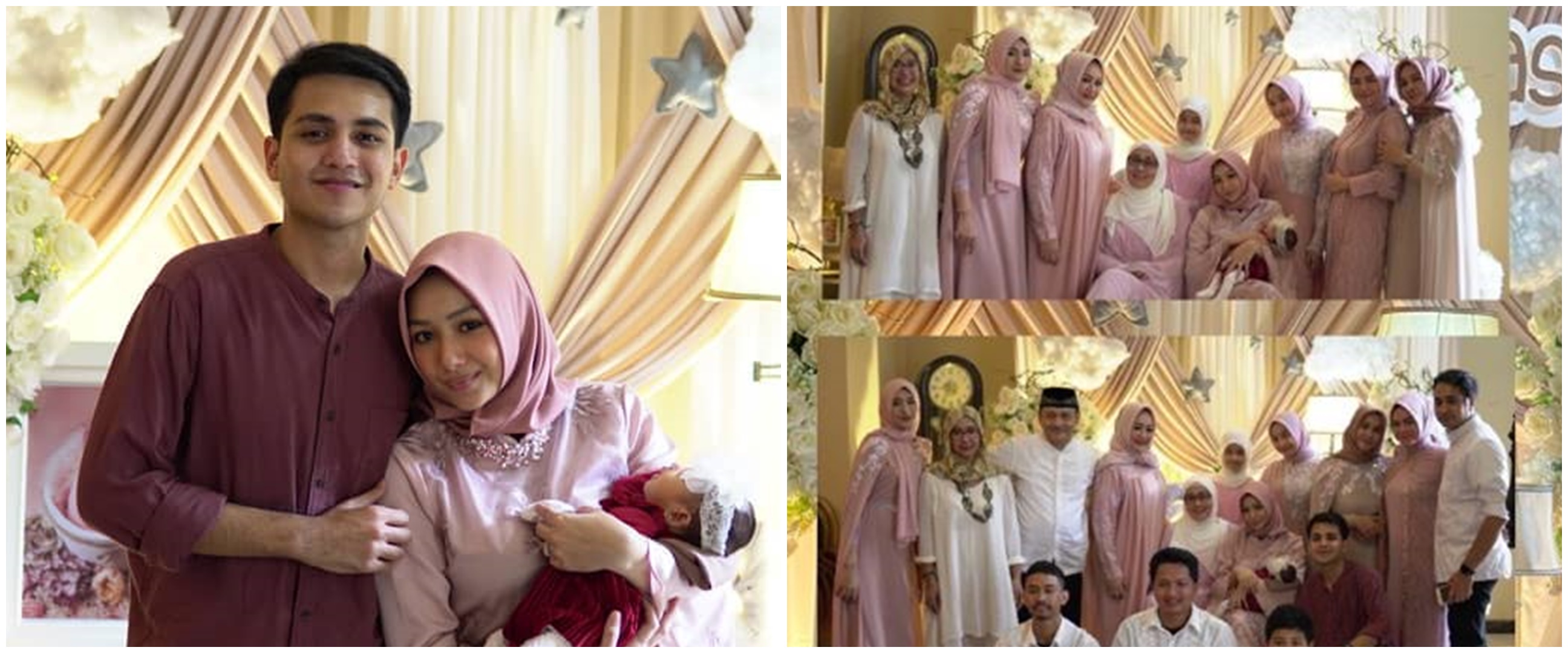 8 Potret akikah putri Rizky Alatas, Adi Bing Slamet bikin salfok