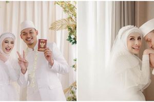 10 Momen pernikahan Aghnia Punjabi, gelar 2 tema resepsi