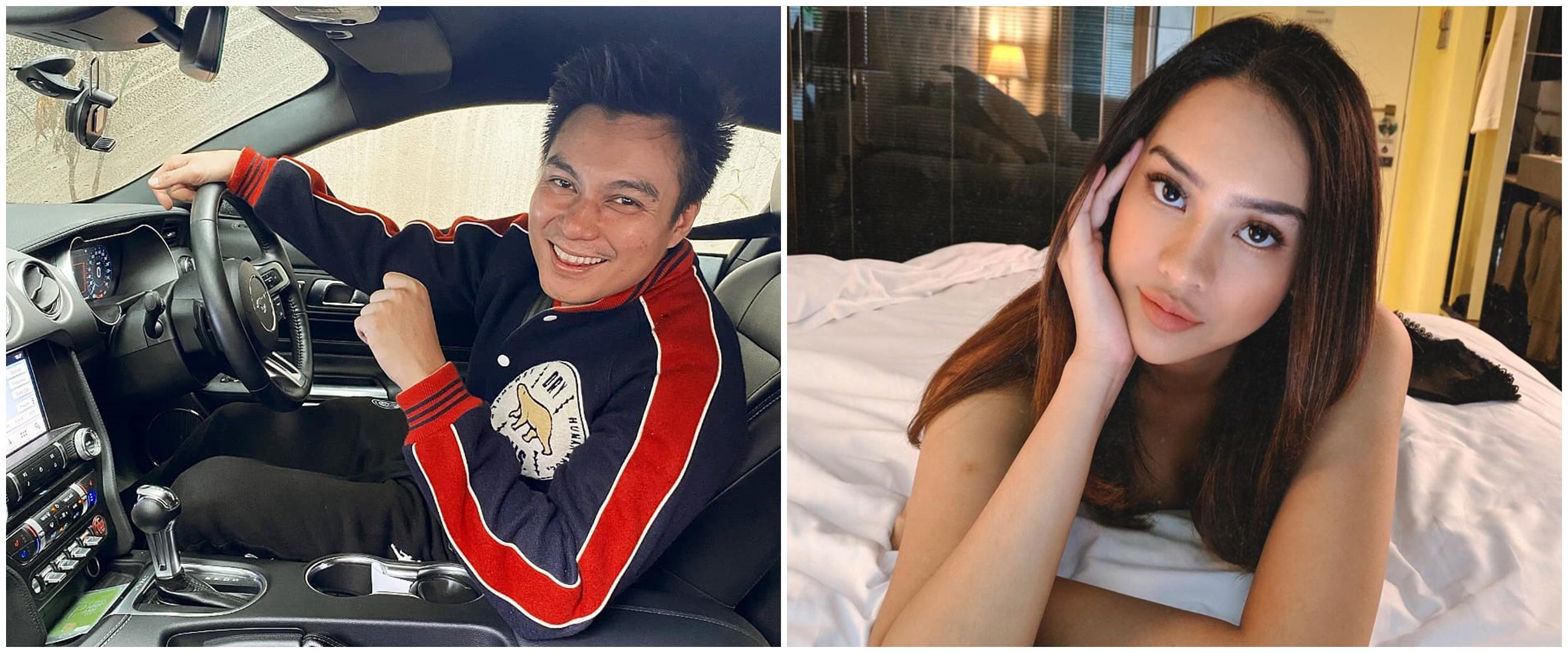 Baim Wong main air bareng Anya Geraldine, ekspresinya jadi sorotan