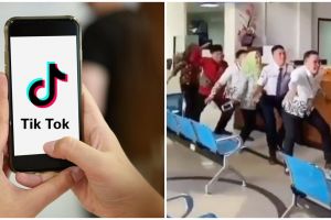 8 Aksi pegawai main TikTok di kantor, kocaknya bikin bos ketawa