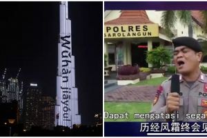 Polisi Indonesia ini beri dukungan untuk Wuhan, diapresiasi China