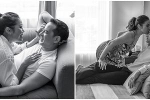 8 Gaya pemotretan Ari Wibowo & istri, mesra dan intim