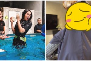 8 Potret Anya Geraldine jadi pembantu Baim Wong, curi perhatian