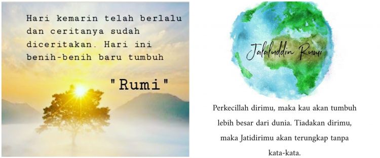 40 Kata-kata quote Jalaluddin Rumi, indah dan penuh makna
