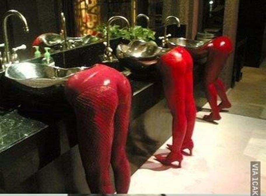 10 Kreasi nyeleneh wastafel ini bikin geleng kepala