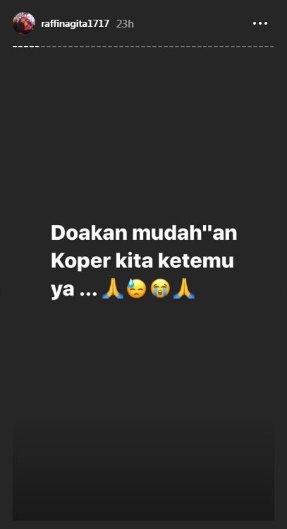 Koper Raffi Ahmad hilang di bandara Turki, ini isinya