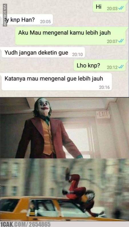 10 Chat WA tanda ditolak gebetan, lucunya bikin mundur perlahan