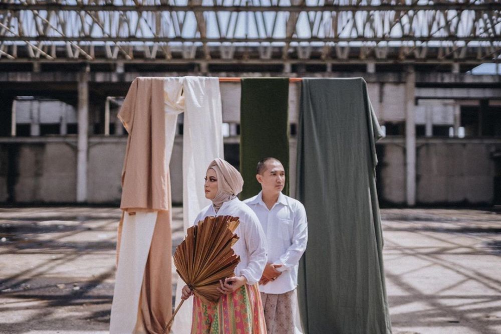 6 Potret prewedding Jane Shalimar, simpel dengan sentuhan etnik