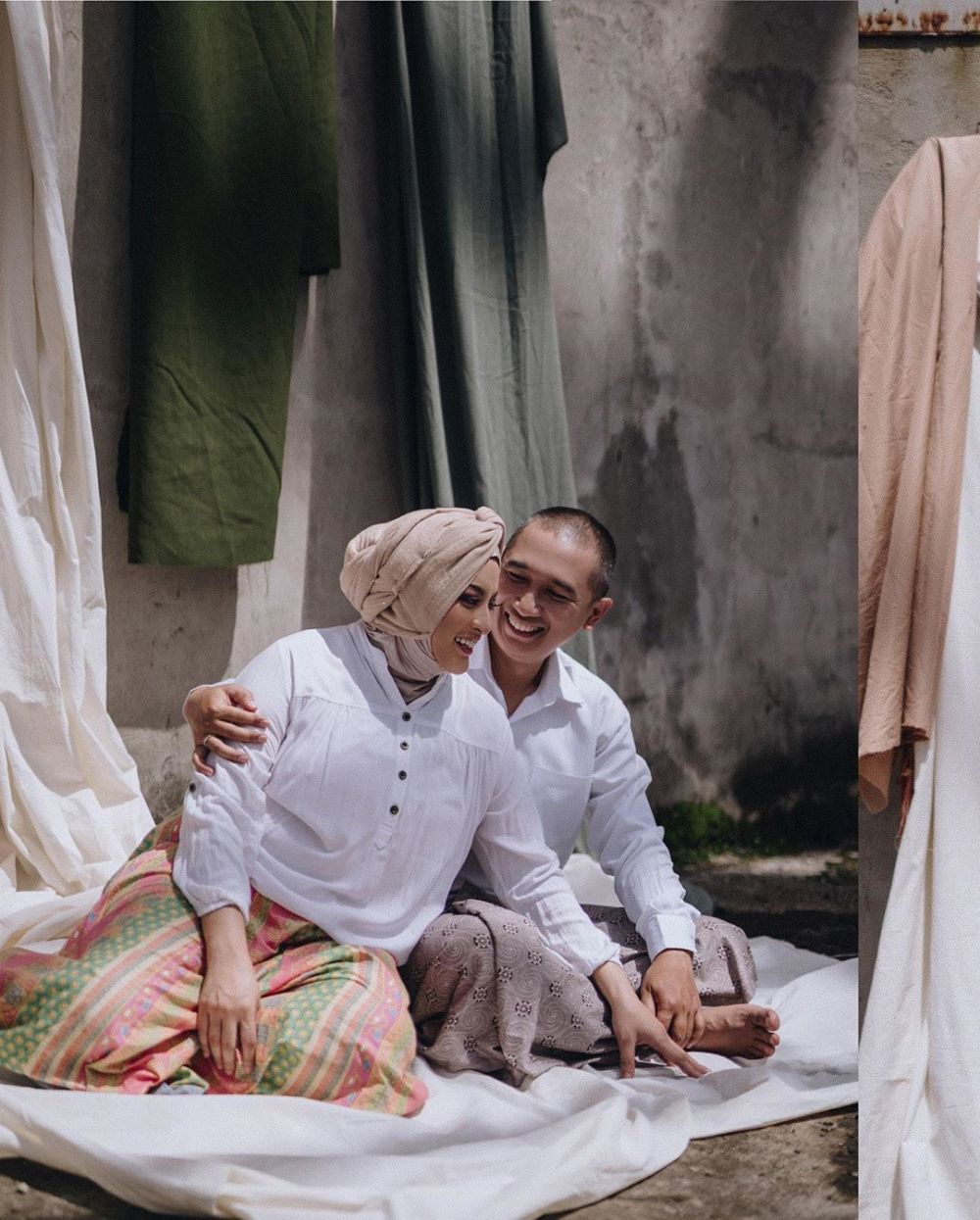 6 Potret prewedding Jane Shalimar, simpel dengan sentuhan etnik