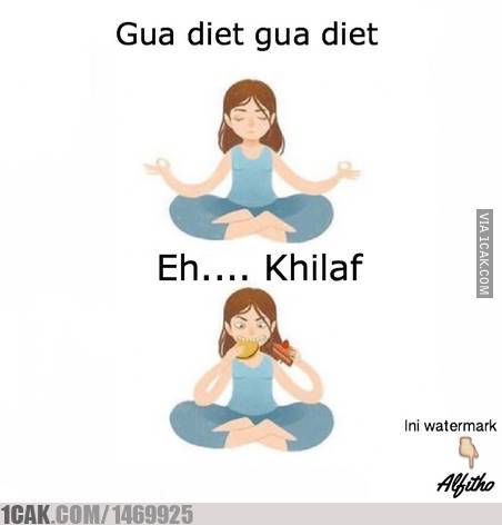 10 Meme lucu gagal diet ini kocaknya bikin tepuk jidat