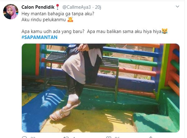 17 Cuitan sapa mantan di Twitter, bikin gagal move on