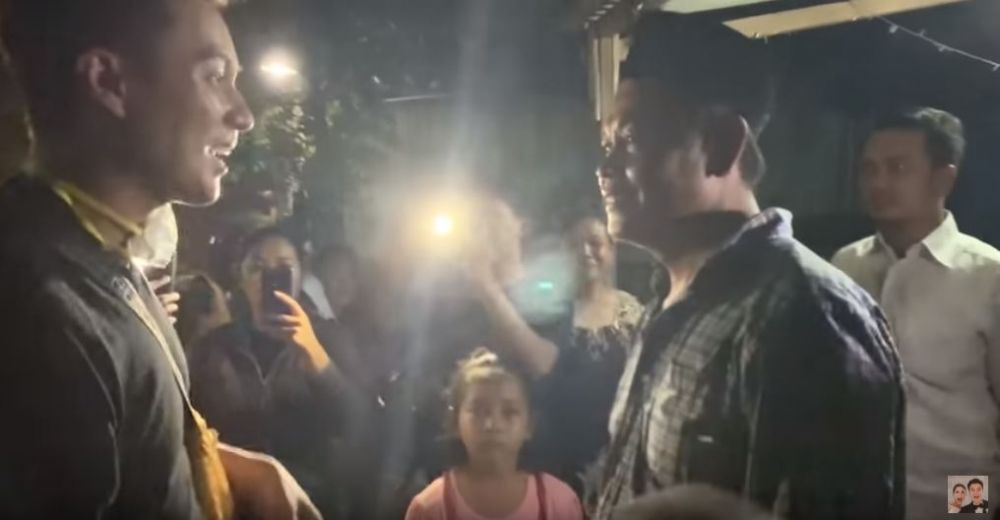 7 Momen haru Baim Wong temui dan bantu sopir angkot viral