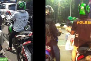 10 Potret jaket pengendara motor ini sekilas bikin ngakak