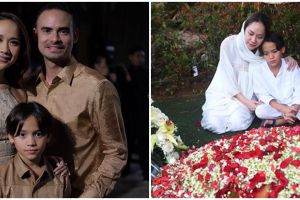 Momen haru BCL & Noah berpegangan tangan di atas pusara Ashraf 