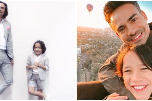 8 Potret kenangan Ashraf Sinclair & Noah pakai baju kembar