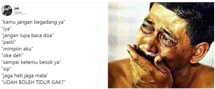 Bahasa Inggrisnya Belum Ngantuk