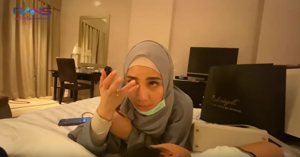 7 Momen haru perpisahan Nagita dengan Rafathar, berlinang air mata