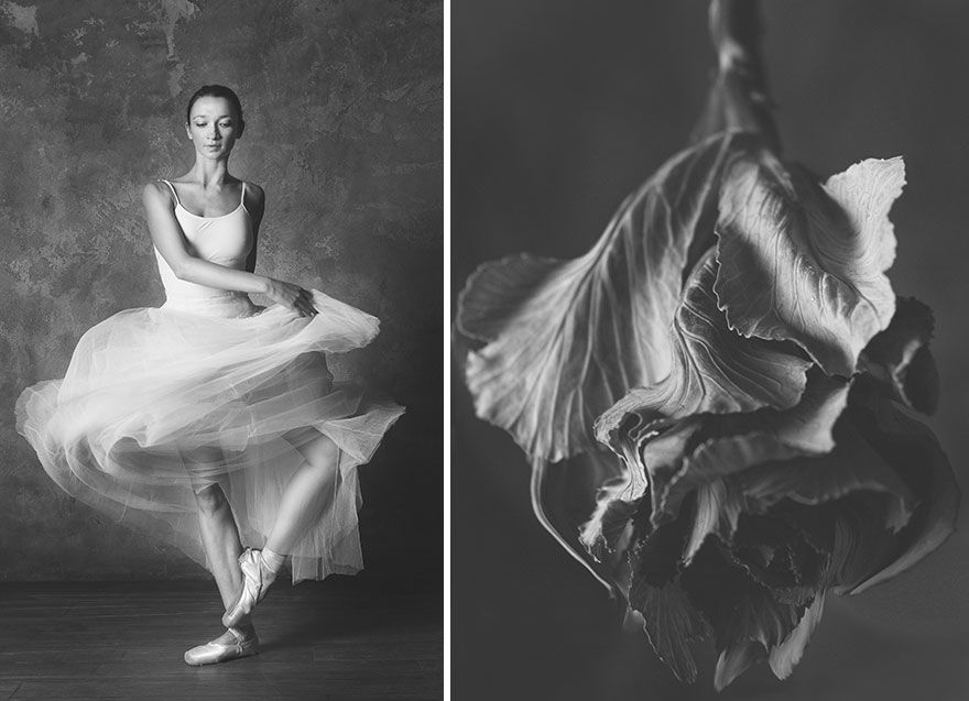 10 Cocoklogi penari balet dengan bunga ini bikin takjub