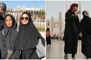 9 Momen Siti Badriyah umrah sama suami, penampilannya panen pujian