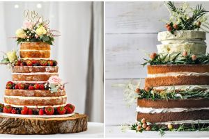 Viral, kue pengantin tujuh tingkat digantung seperti lampu