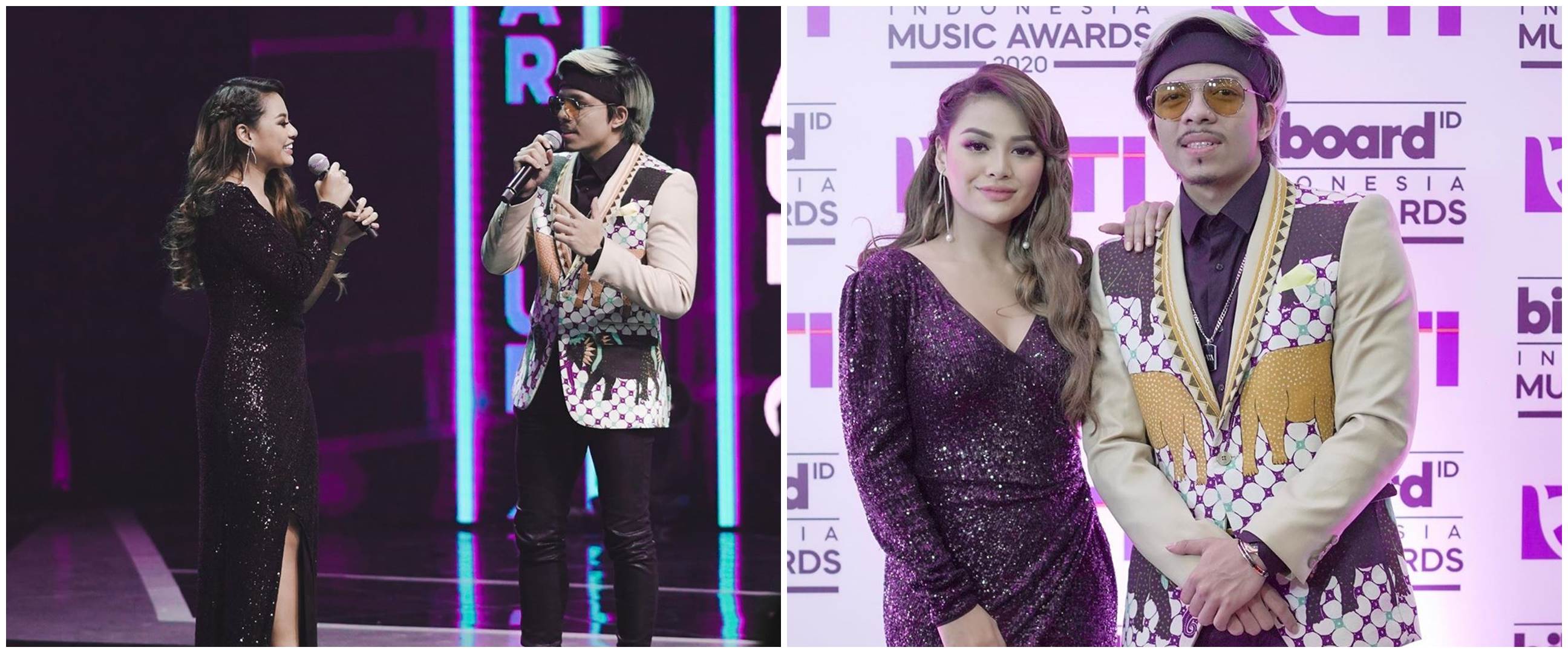 7 Potret kompak Atta Halilintar & Aurel di Billboard Music Awards