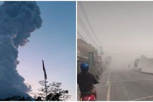 5 Potret suasana Gunung Merapi pascaerupsi 6000 meter