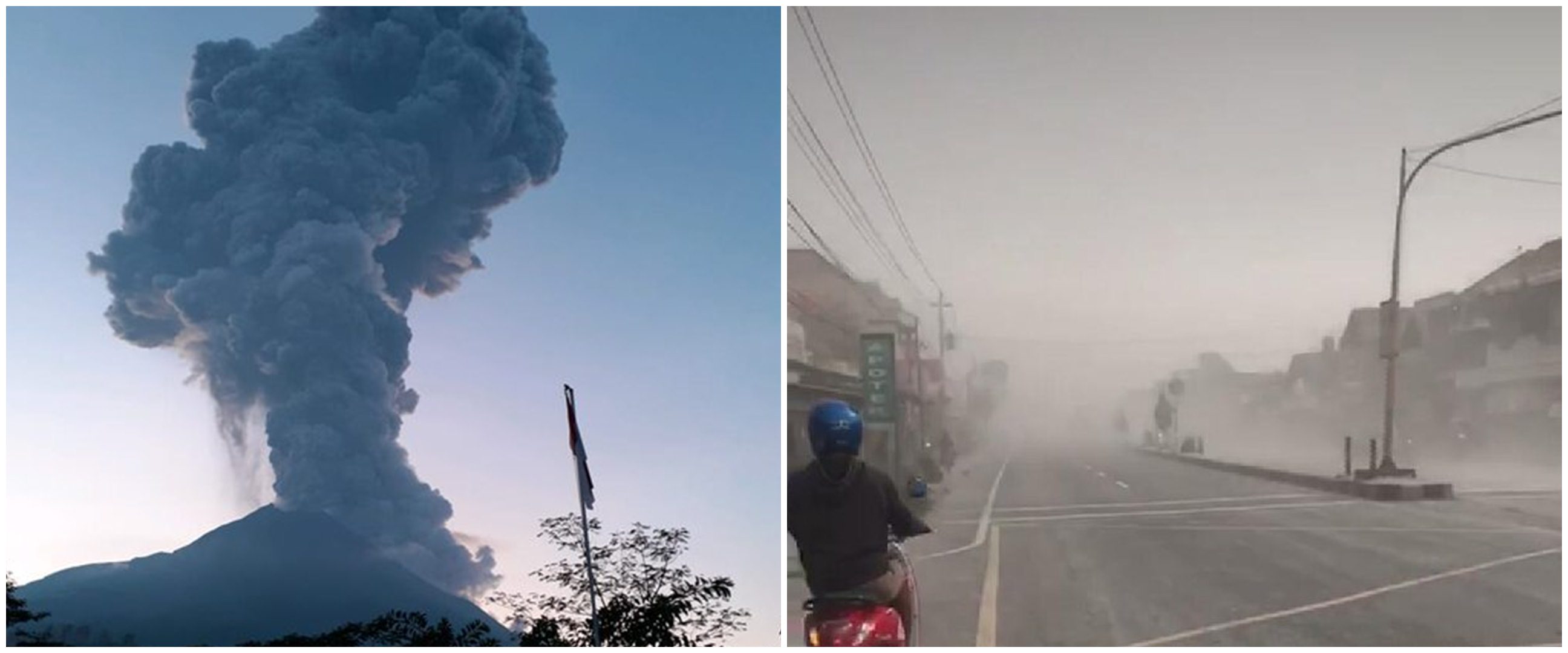 5 Potret suasana Gunung Merapi pascaerupsi 6000 meter