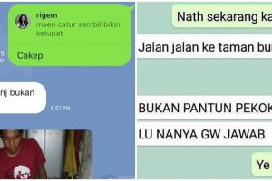 10 Chat lucu dikira pantun ini bikin susah nahan tawa