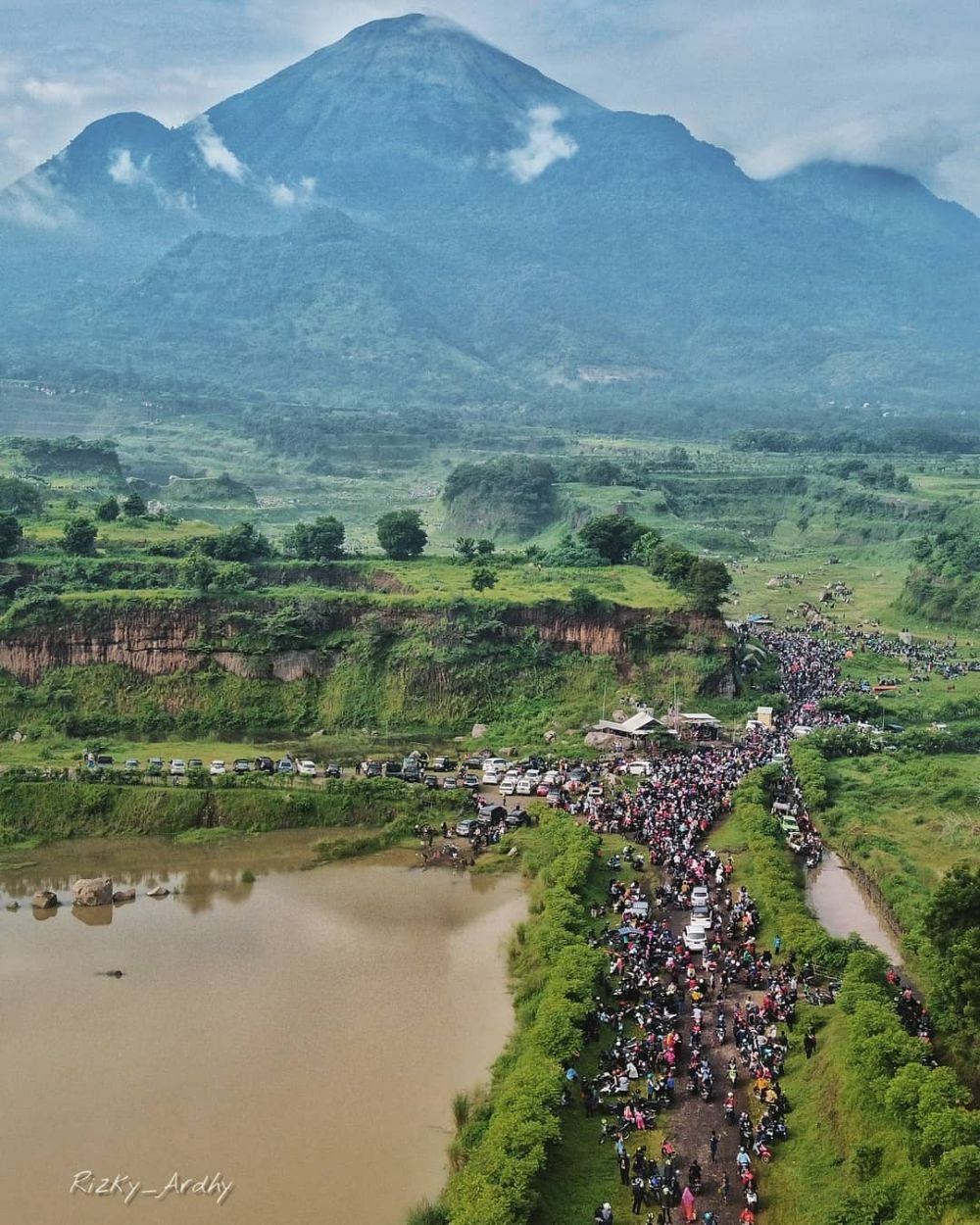 10 Potret keindahan Ranu Manduro sebelum viral, kece abis