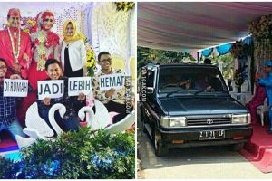 10 Momen absurd pengantin di pelaminan ini bikin tepuk jidat