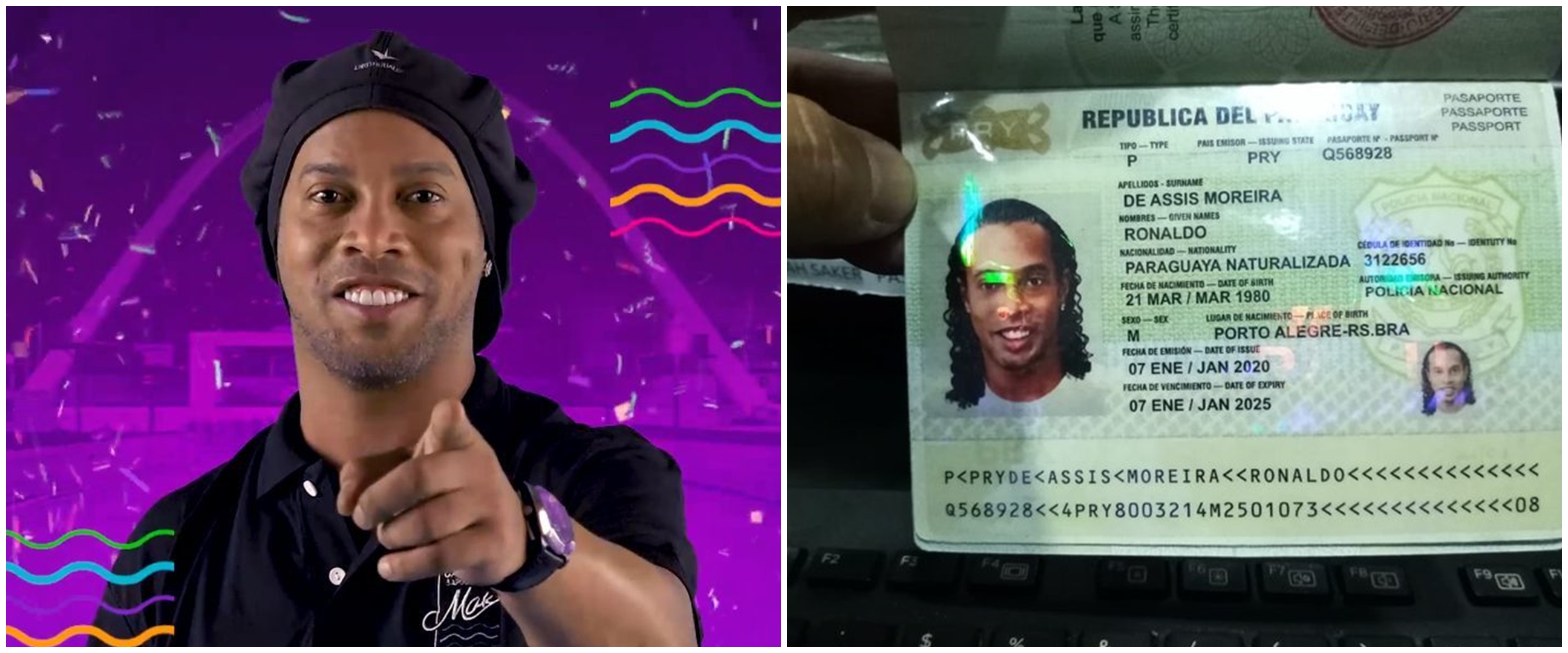 Ronaldinho ditangkap polisi, diduga gunakan paspor palsu