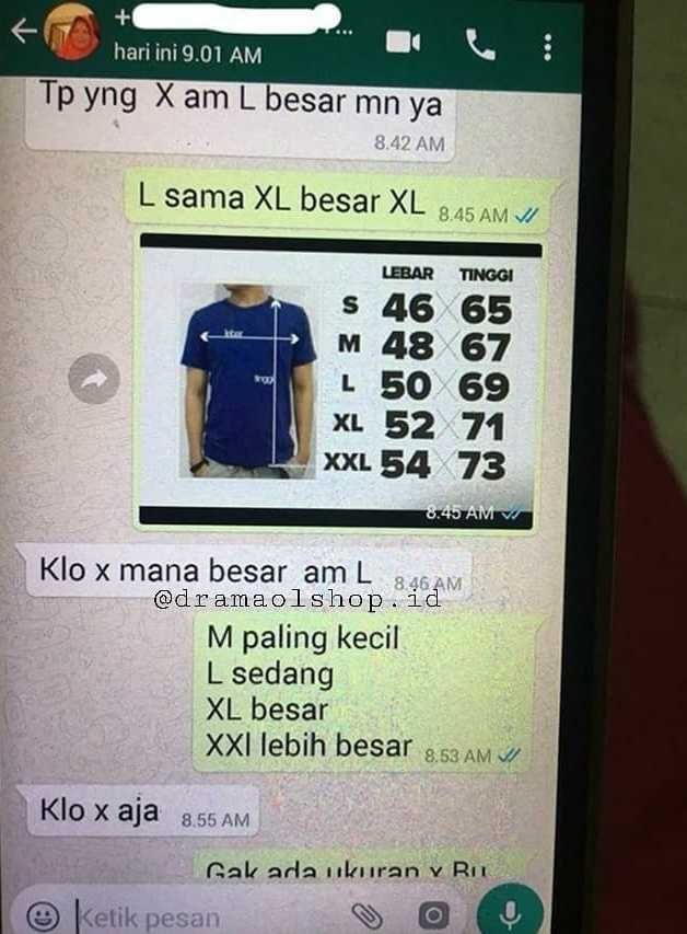 10 Chat lucu pembeli online tanya detail barang, kocak