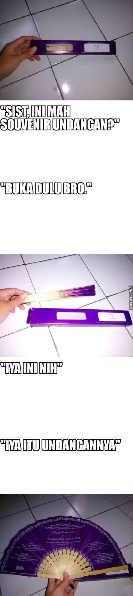 10 Desain undangan pernikahan ini uniknya mengundang senyum tamu