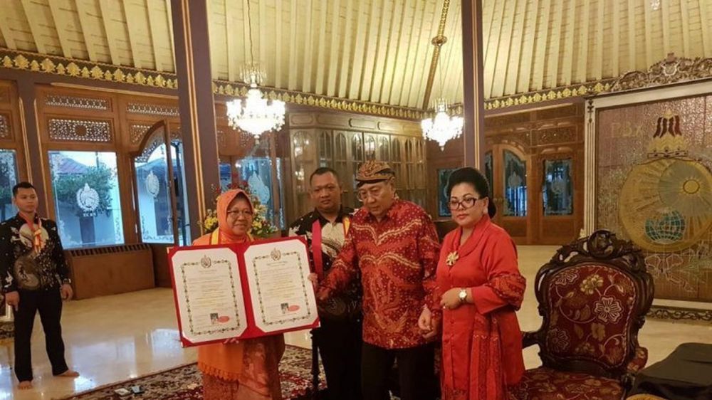 7 Momen Tri Rismaharini terima gelar bangsawan dari Keraton Surakarta