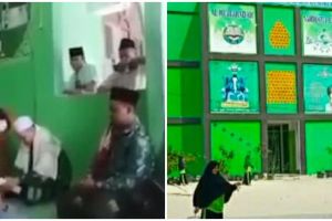 Viral ustaz di Pondok Pesantren Pekanbaru kena amukan wali murid