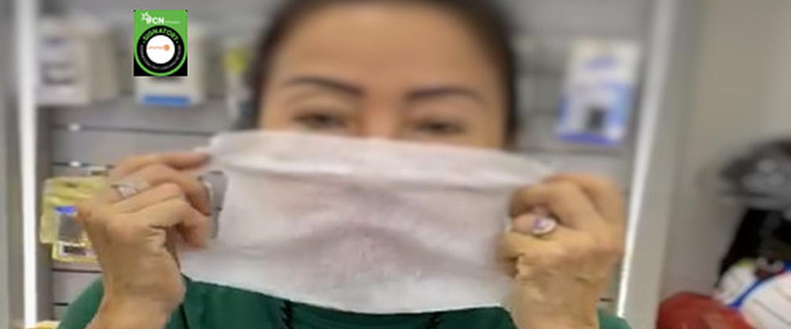 Viral tutorial tisu basah jadi pengganti masker, ini kata dokter