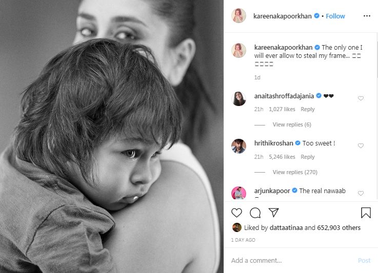 Bikin akun Instagram, postingan Kareena Kapoor dan anak curi perhatian