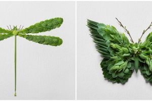 10 Kreasi hewan dari daun ini detailnya bikin melongo