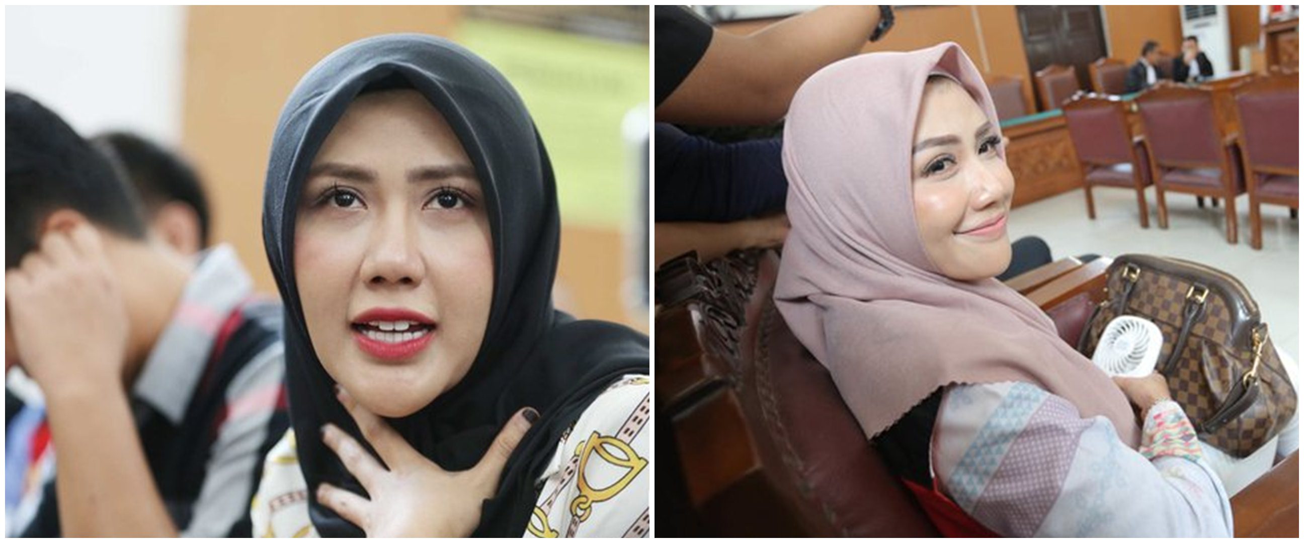 7 Potret Rey Utami berhijab di dalam tahanan, lebih religius