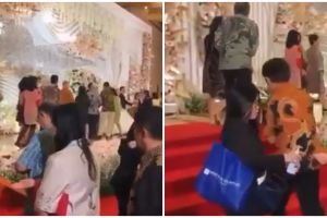 Viral tamu nikahan wajib pakai hand sanitizer cegah Corona